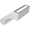 Ekena Millwork 6-in. W x 8-in. D x 8-in. H Westlake Architectural Grade PVC Knee Brace BRCP06X08X08WTL - alternate 3